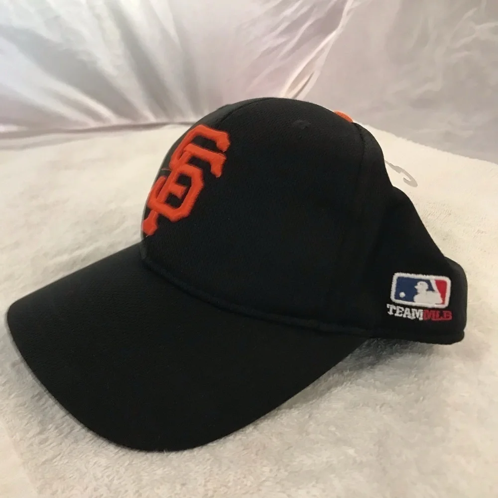 OC Sport's Kids MLB San Francisco Giants Adjustable Black & Orange Baseball Cap